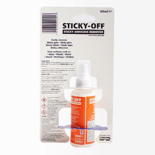RUSTINS Sticky-Off Adhesive Remover 60ml