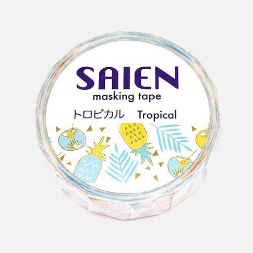 SAIEN Washi Tape 15mm Tropical