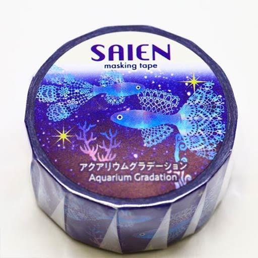 SAIEN Washi Tape 20mm Aquarium