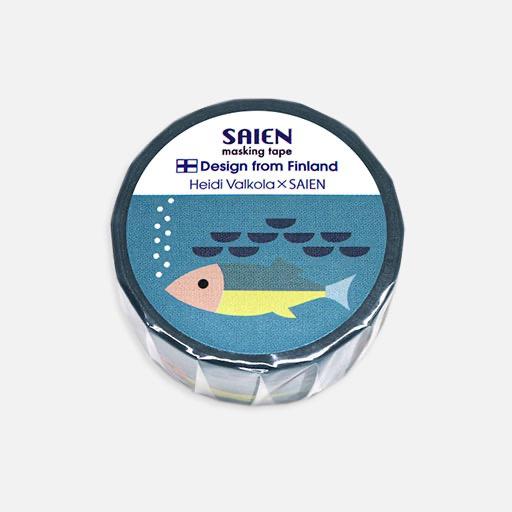 SAIEN Washi Tape 20mm Fish