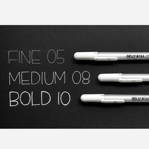 SAKURA Gelly Roll Gel Pen 10 White