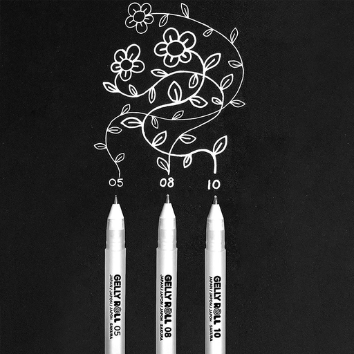 SAKURA Gelly Roll Gel Pen 10 White