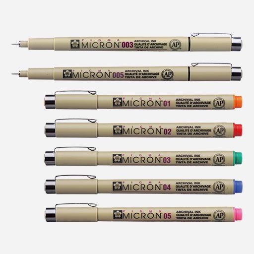 SAKURA Pigma Micron Pen 005 Set x 8