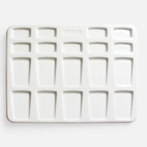 SCHMINCKE 19-Well Porcelaine Palette