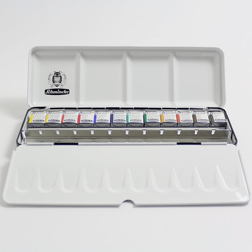 SCHMINCKE Akademie Watercolor 1/2 Pan Set x 12