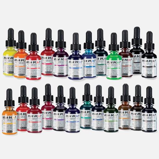 SCHMINCKE Aqua Drop Watercolor Ink 30ml Ruby Red