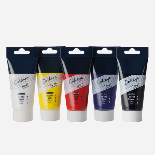 SCHMINCKE College Lino Print Ink 75ml Set x 5