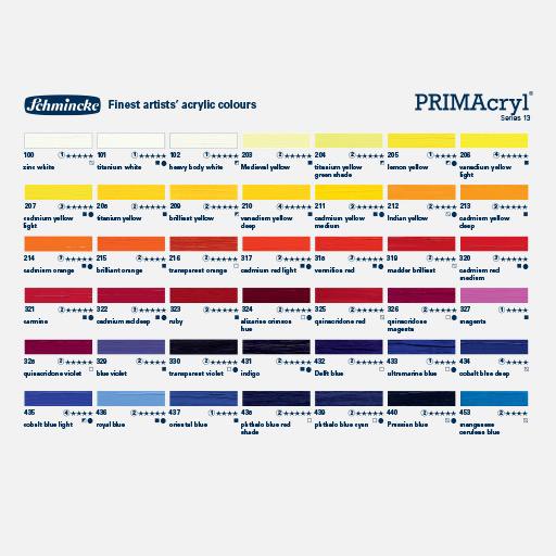 SCHMINCKE Primacryl Acrylic 60ml Lemon Yellow
