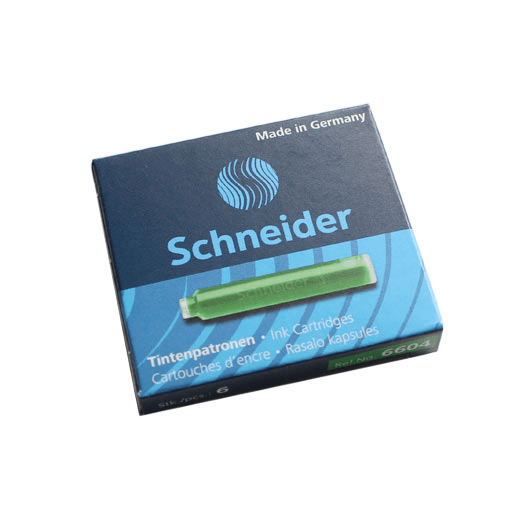 SCHNEIDER Ink Cartridge Green x 6