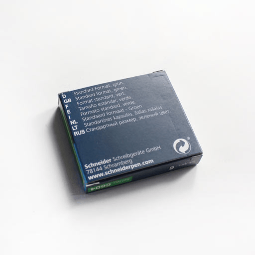 SCHNEIDER Ink Cartridge Green x 6