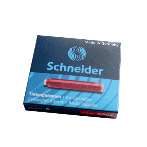 SCHNEIDER Ink Cartridge Red x 6