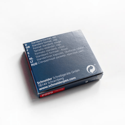 SCHNEIDER Ink Cartridge Red x 6