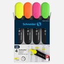 SCHNEIDER Job Fluorescent Highlighter Set x 4