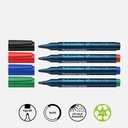 SCHNEIDER Maxx 130 Permanent Marker Set x 4