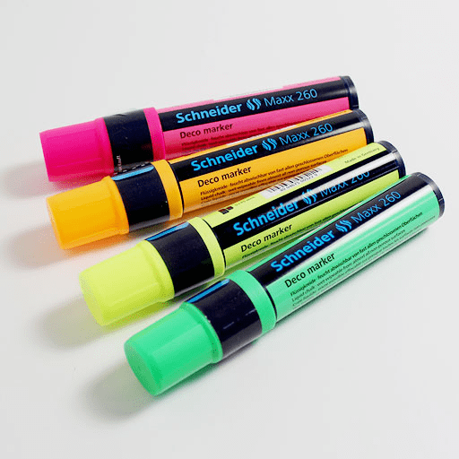 SCHNEIDER Maxx 260 Deco Wet Wipe Marker 15mm Pink