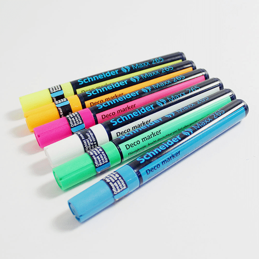 SCHNEIDER Maxx 265 Deco Wet Wipe Marker 3mm Pink