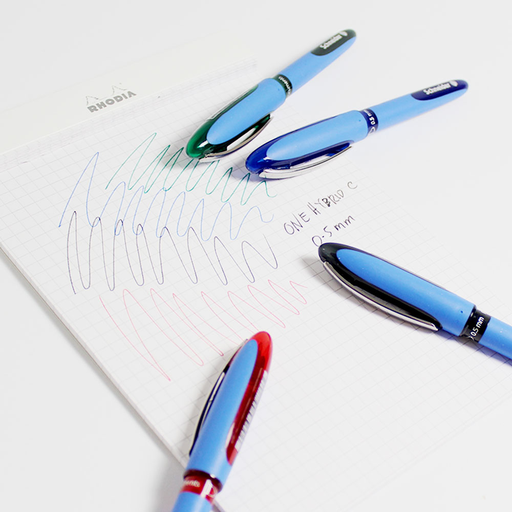 SCHNEIDER One Hybrid C Roller Pen 0.5mm Red