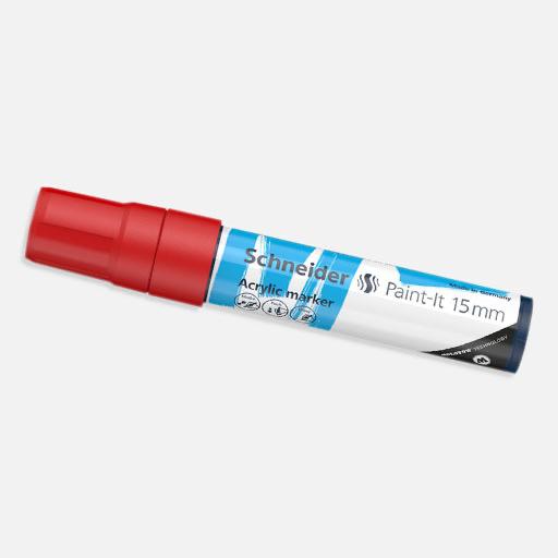 SCHNEIDER Paint-It Acrylic Marker 15mm Red