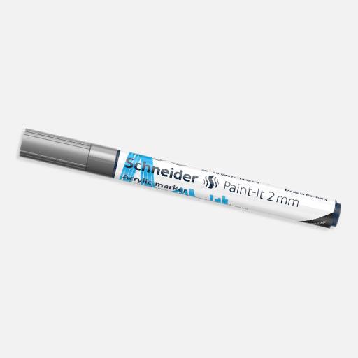 SCHNEIDER Paint-It Acrylic Marker 2mm Silver