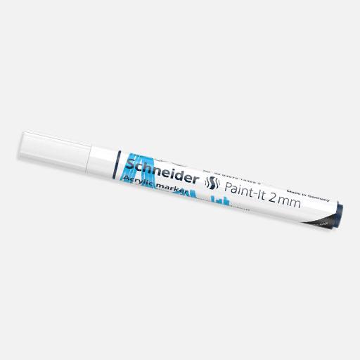 SCHNEIDER Paint-It Acrylic Marker 2mm White