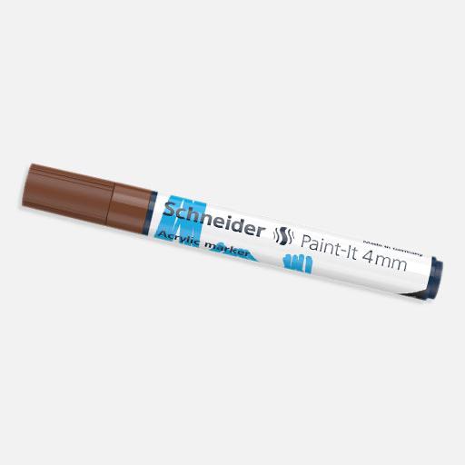 SCHNEIDER Paint-It Acrylic Marker 4mm Brown