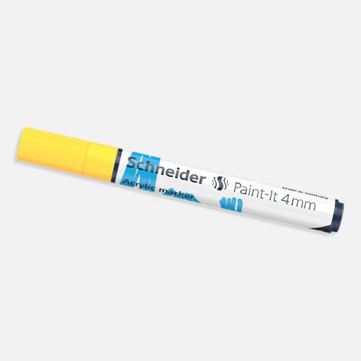 SCHNEIDER Paint-It Acrylic Marker 4mm Yellow