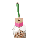 SHACHIHATA Bottle Cap Pencil Sharpener Green