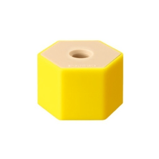 SHACHIHATA Bottle Cap Pencil Sharpener Yellow