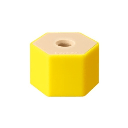 SHACHIHATA Bottle Cap Pencil Sharpener Yellow