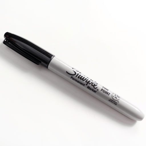 SHARPIE Permanent Fine Marker Black
