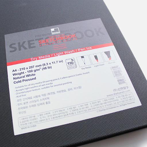 SHINHAN Korean Sketchbook 100gsm A4 x 110
