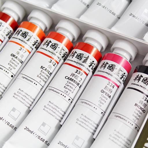 SHINHAN Korean Watercolor Paint 20ml Set x 18