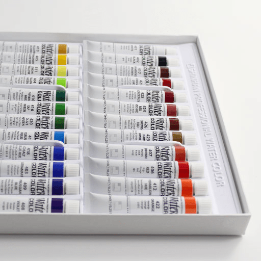 SHINHAN Professional Watercolor 7.5ml Set x 24