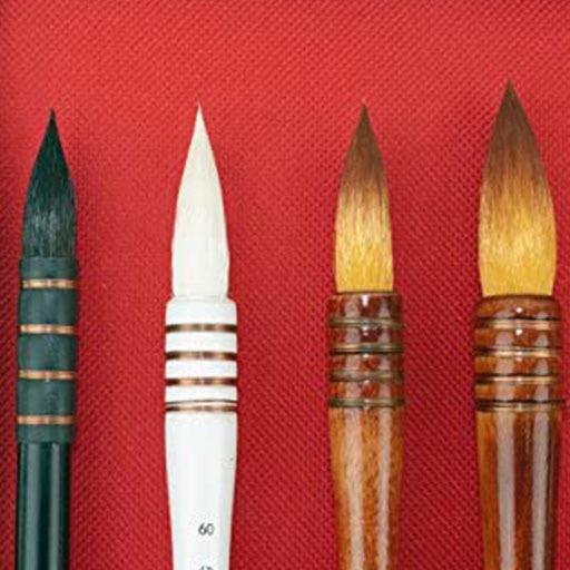 SILVER Atelier Squirrel Blend Quill Round Brush 10
