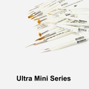 SILVER Ultra Mini Golden Taklon Round Brush 20/0