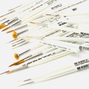 SILVER Ultra Mini Ultimate Round Brush Set x 4