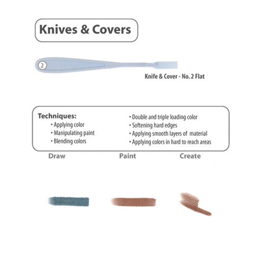 SOFFT Knives & Covers Flat Set x 6