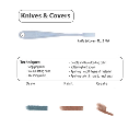 SOFFT Knives & Covers Flat Set x 6