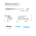 SOFFT Knives & Covers Oval Set x 6