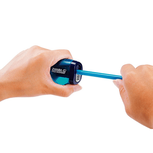 STAD 2-Blade 2-Hole Pencil Sharpener Black