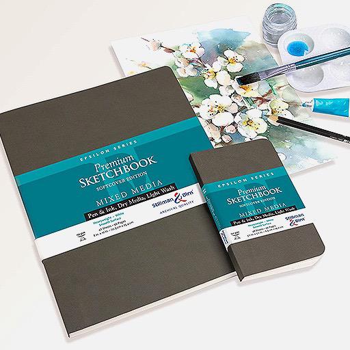 STILLMAN & BIRN Epsilon Softcover Portrait Sketchbook 150gsm 8 x 10