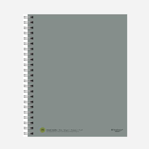 STRATHMORE Vision Mixed Media Paper Spiral Pad 160gsm 9” x 12” x 70