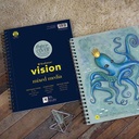 STRATHMORE Vision Mixed Media Paper Spiral Pad 160gsm 9” x 12” x 70