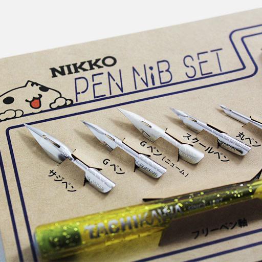 TACHIKAWA Nikko Manga Pen Nib Set x 7