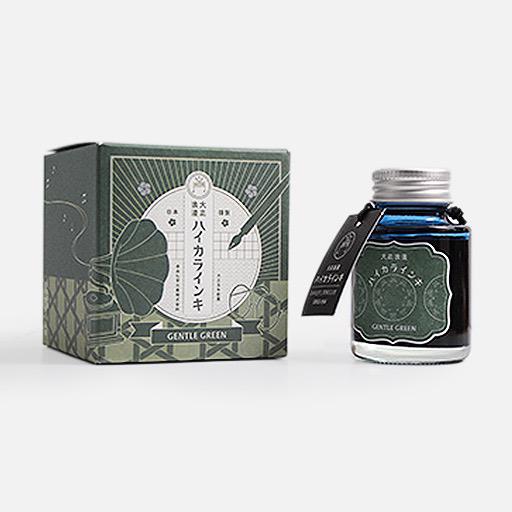 TERANISHI Taisho Roman Fountain Pen Ink 40ml Gentle Green