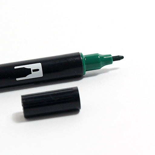 TOMBOW Dual Brush Pen Dark Green