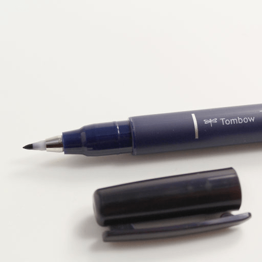 TOMBOW Fudenosuke Hard Brush Pen Black