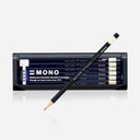 TOMBOW Mono Graphite Pencil 6B Set x 12