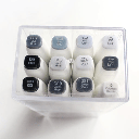 TOUCH Brush Twin Marker Blue/Green Grey Set x 12