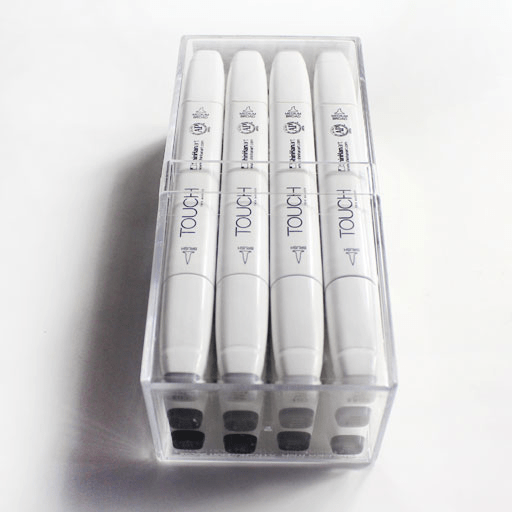 TOUCH Brush Twin Marker Cool Grey Set x 12